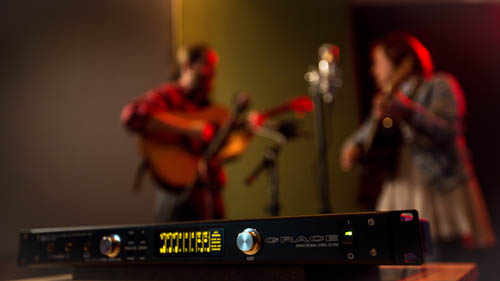 the m108 mic preamp in use