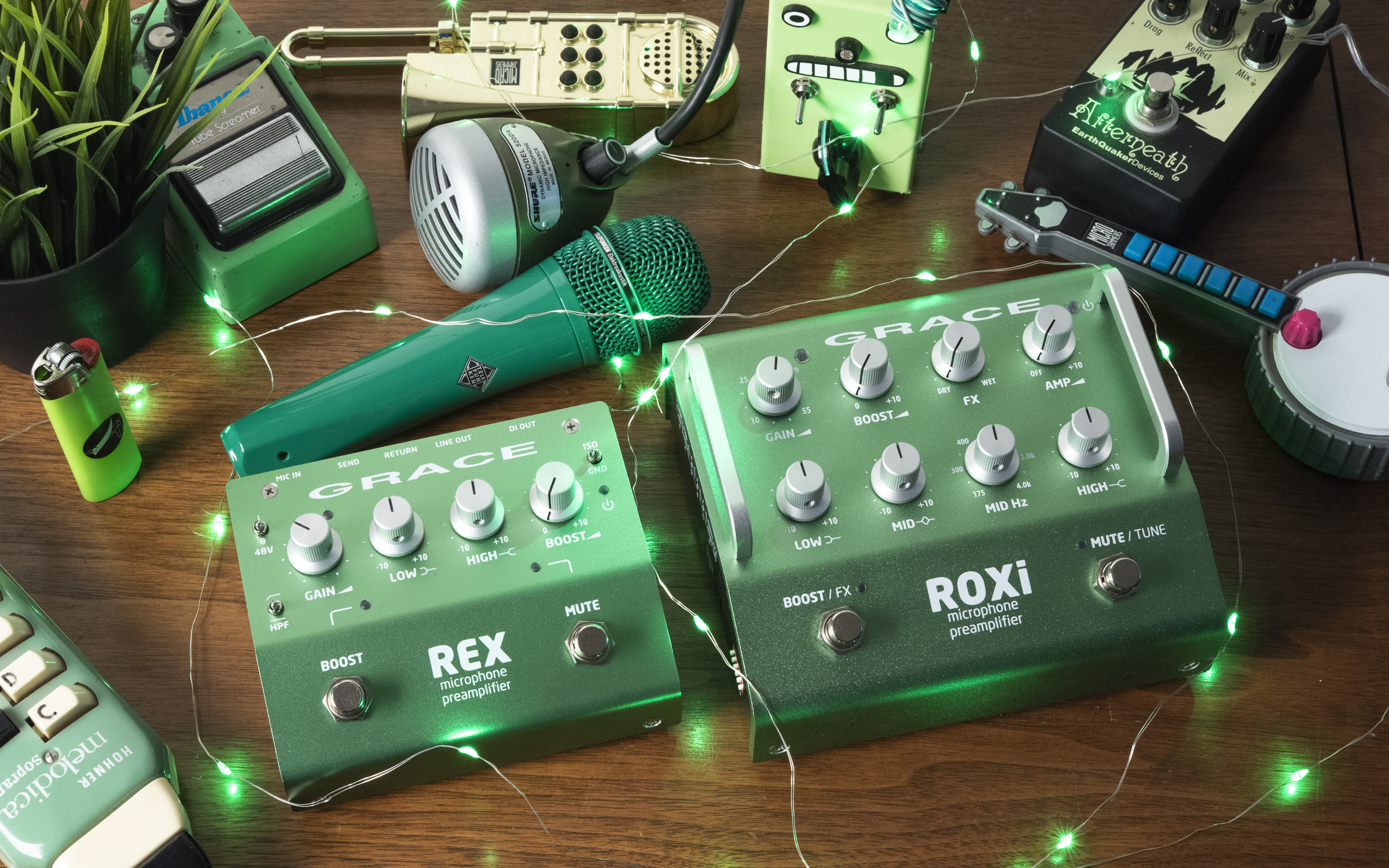 REX and ROXI mic preamps